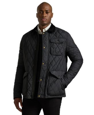 Polo Ralph Lauren - Men's Big & Tall Beaton Quilted Water-Repellent Full-Zip Jacket Polo Black