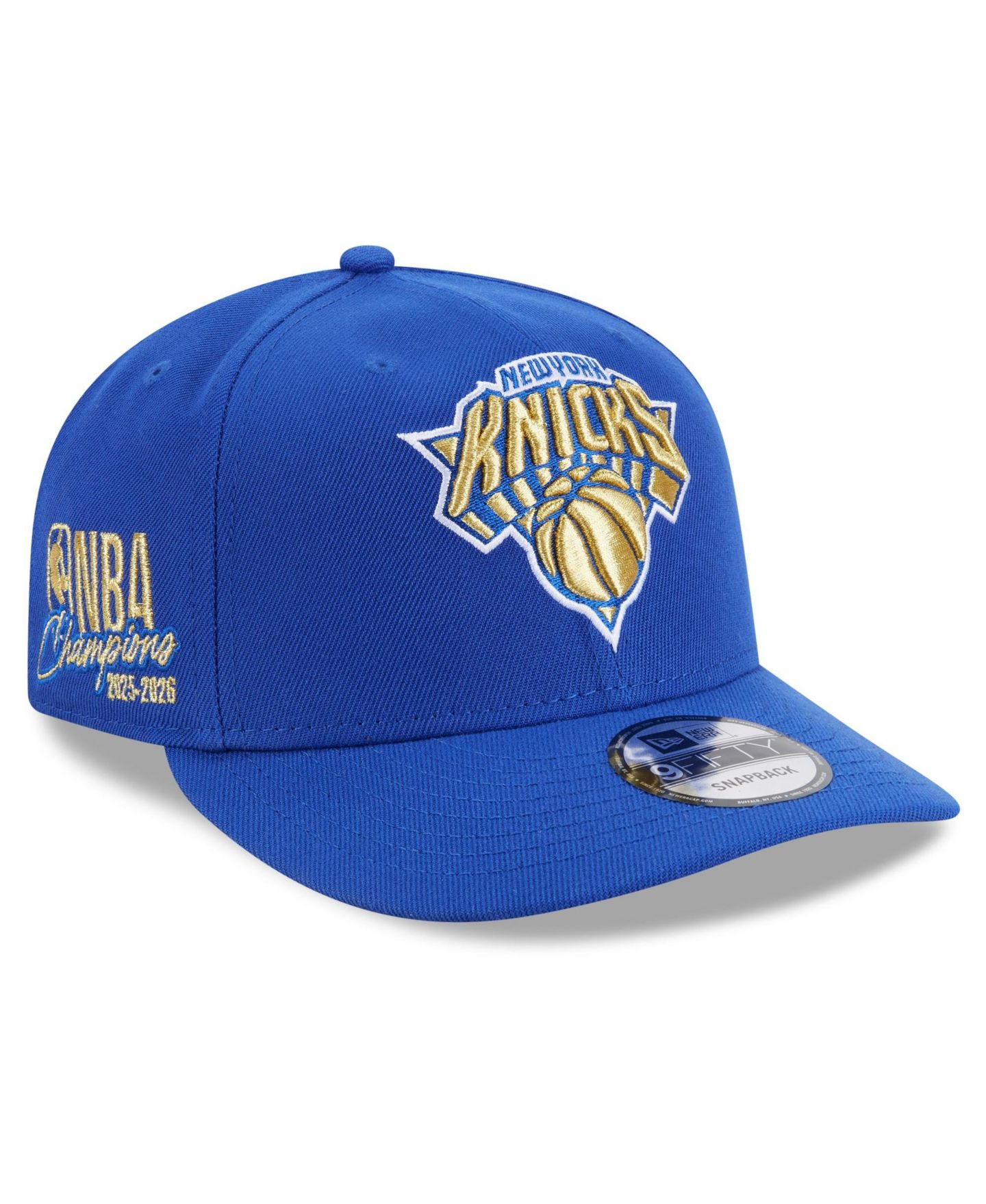Мужская кепка New Era Blue New York Knicks 2026 Ring Ceremony 9FIFTY Hat — фото 2