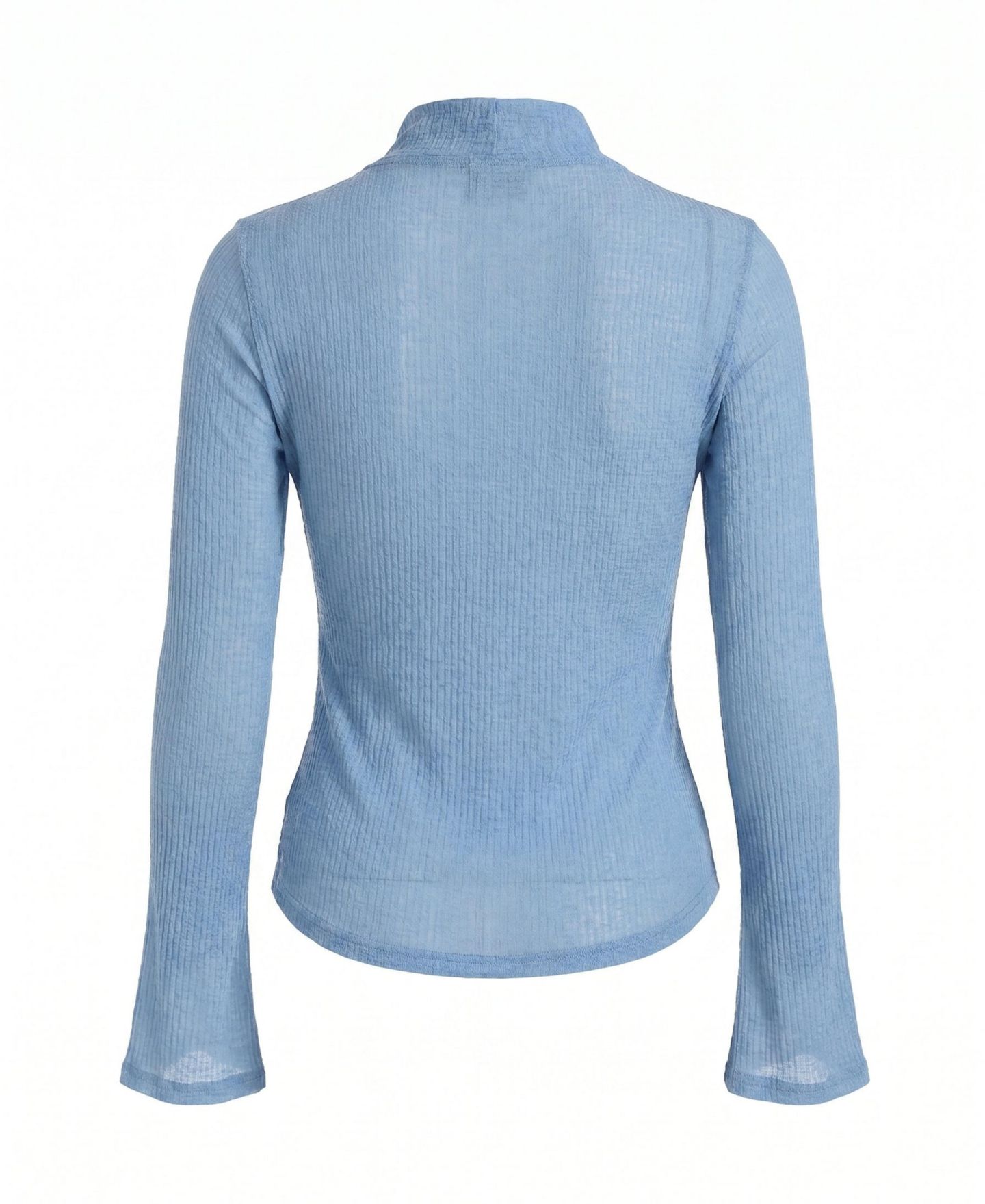 Женский топ Modenaire Tie-Front Ruffle Long-Sleeve — фото 9