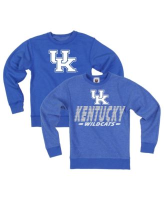 Big Boys' and Girls' Blue Kentucky Wildcats Reversible Sweatshirt