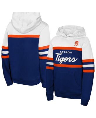 Big Boys' and Girls' Navy Detroit Tigers Head Coach Hoodie