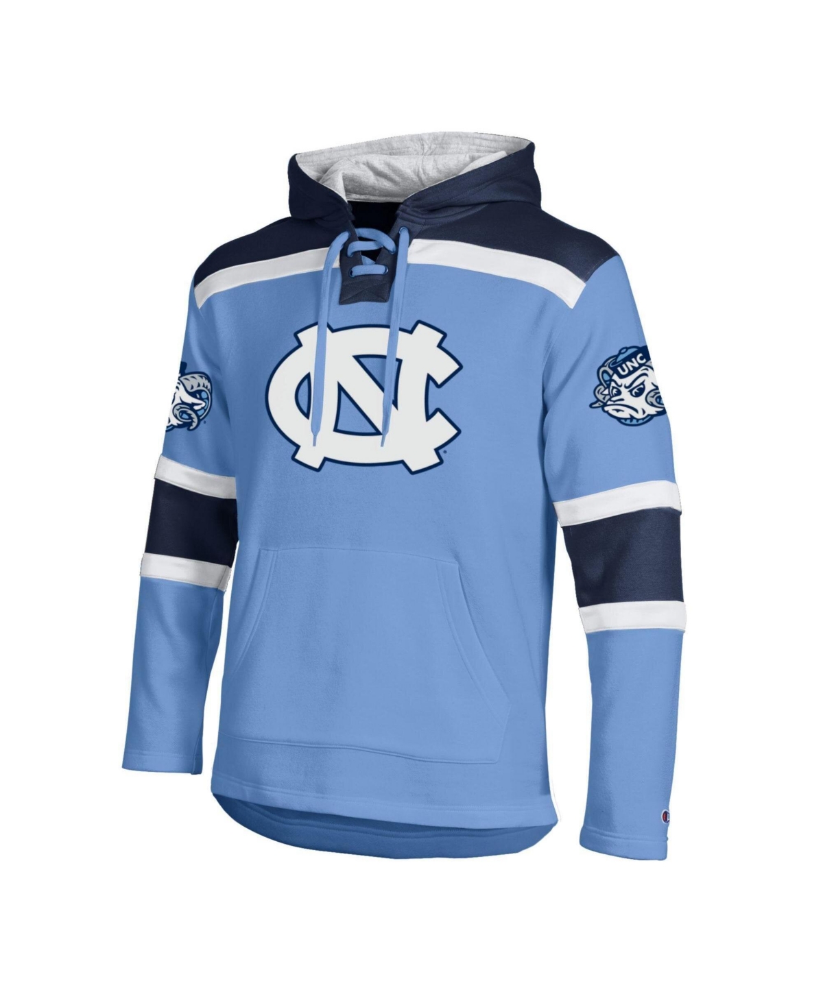 Champion Men's Carolina Blue North Carolina Tar Heels Lacer Fleece Hoodie - Carolina Blue