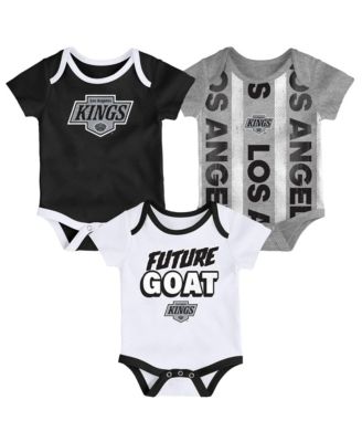 Baby Boys and Girls Los Angeles Kings Loyal Buddies Bodysuit, 3-Pack Set