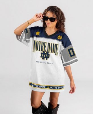 Women's White Notre Dame Fighting Irish Hustle Mode Jersey