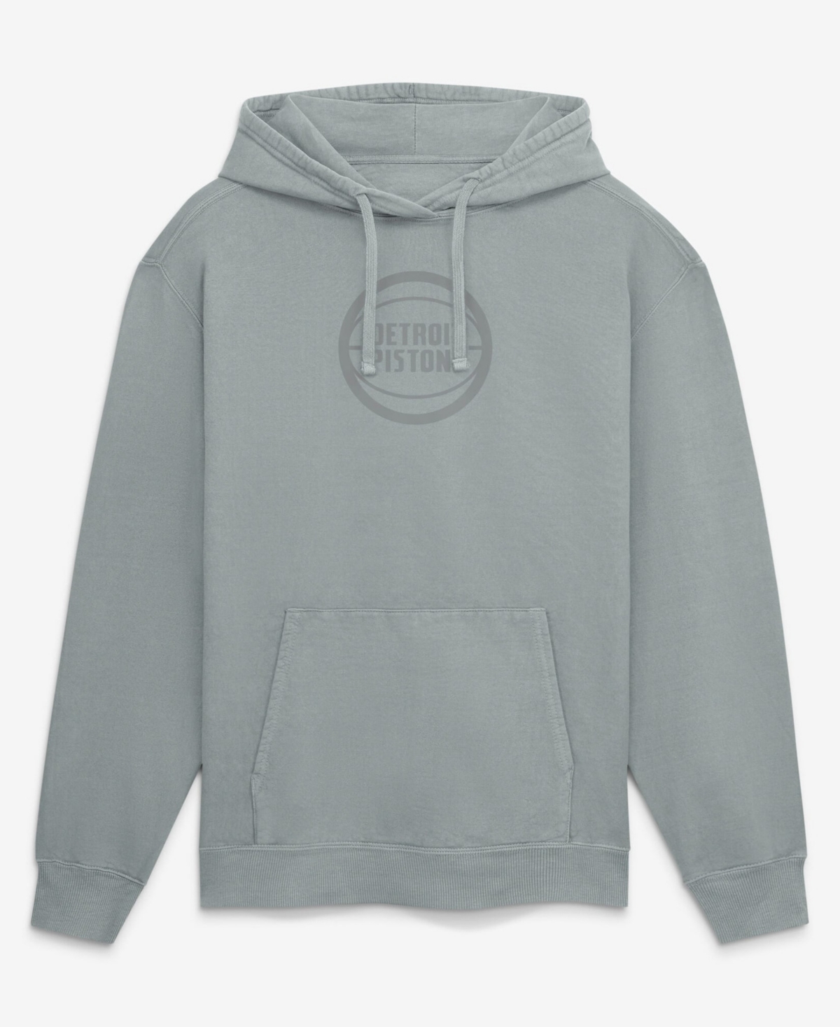 Fanatics Men's Gray Detroit Pistons Washed Hoodie - Gray