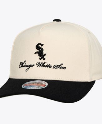 Men's Cream/Black Chicago White Sox Flawless Stretch-Snap Hat