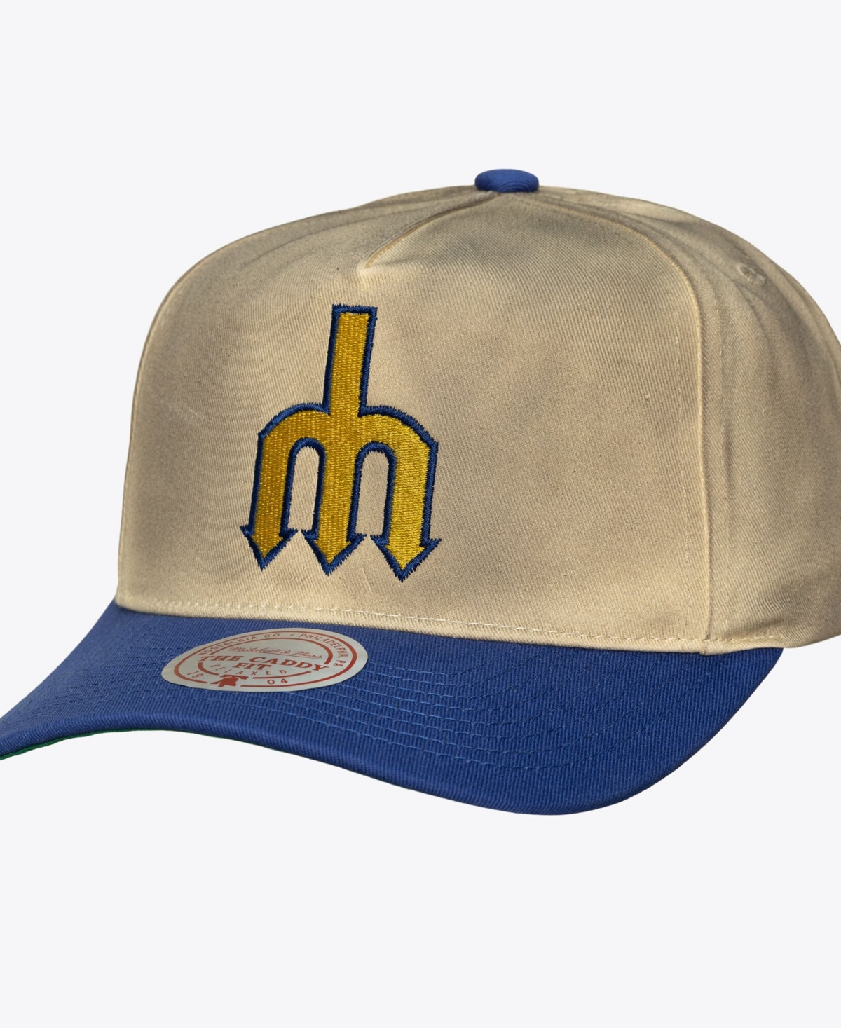 Mitchell & Ness Men's Cream Seattle Mariners Retro Roots Deadstock Cooperstown Adjustable Hat - Cream
