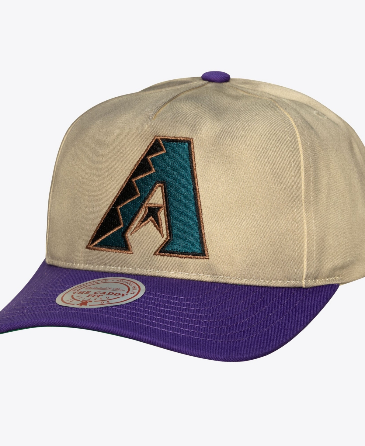 Mitchell & Ness Men's Cream Arizona Diamondbacks Retro Roots Deadstock Cooperstown Adjustable Hat - Cream