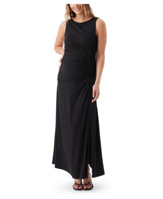 Maternity Erika Ruched A-Line Maxi Dress