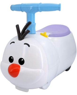 Zoom Ride Olaf Lights and Sounds Stable Steering Ride-On, Ages 12-36 Months