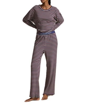 Women's Sleep Club Waffle Long-Sleeve Pajama Set