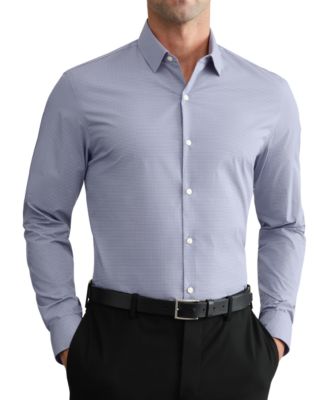 Men's Motion Stretch Extra-Slim Wrinkle-Resistant Dress Shirt
