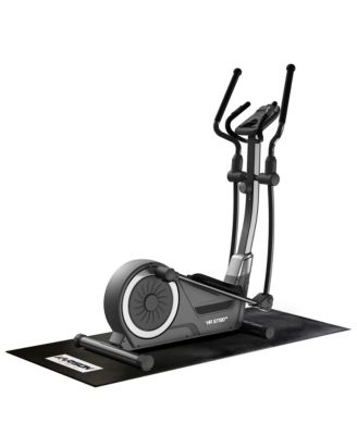 Elliptical Machine and Equipment Mat for Home, Magnetic Elliptical with 350 LBS Capacity and 16-Level Magnetic Resistance