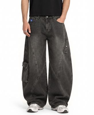 Men's Baggy-Barrel Cargo Jeans