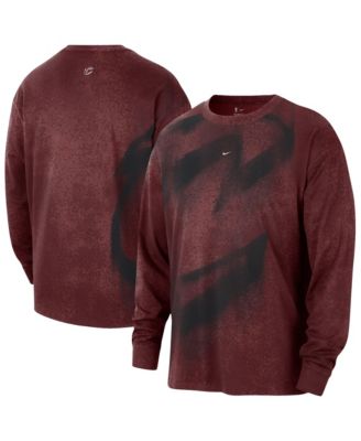 Men's Wine Cleveland Cavaliers 2026 Game Theather Anthem Long-Sleeve T-Shirt