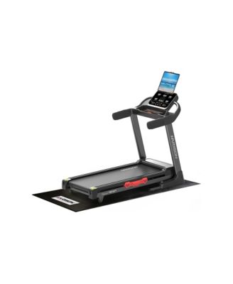 Folding Treadmill with Exercise Mat for Home, Auto Incline Running Machine with Bluetooth and App