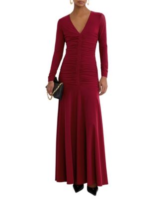 Women's Cathy Ruched Maxi Dress