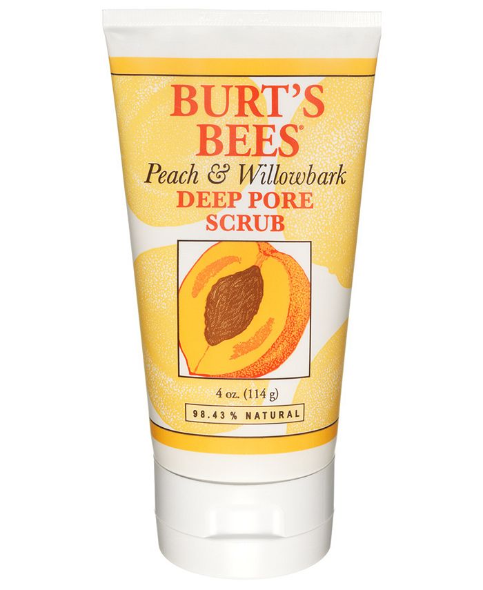 Burt's Bees Peach & Willowbark Deep Pore Scrub Macy's