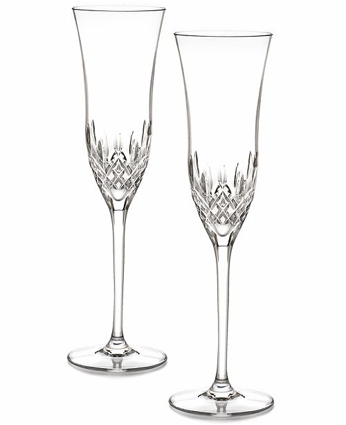 Stemware Lismore Essence Toasting Flutes Set Of 2