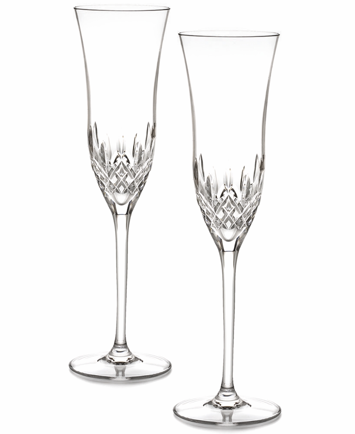 Waterford Stemware, Lismore Essence Toasting Flutes, Set Of 2 In Oxford
