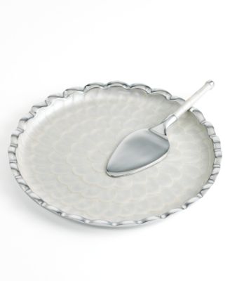 Simply Designz - Organic Fluted Cake Plate & Server