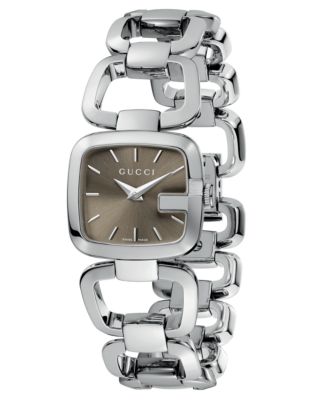 Gucci - Watch, Women's Swiss G  Collection Stainless Steel Bracelet 24mm YA125507