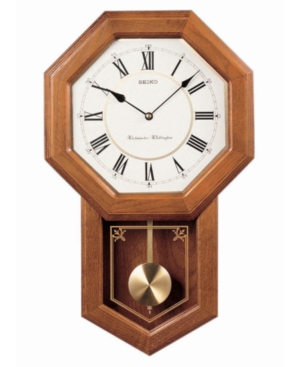 Seiko Oak Wall Clock QXH110BLH
