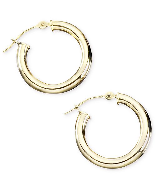 Macy&#39;s 14k Gold Hoop Earrings & Reviews - Earrings - Jewelry & Watches - Macy&#39;s