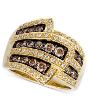 image of Le Vian Chocolate Diamonds Wrap Ring (1 ct. t.w.) in 14k Gold