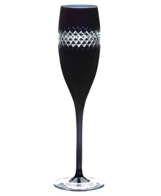 Waterford - Flutes, Set of 2 Black Cut