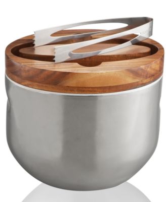Nambé - Ice Bucket with Tongs, Mikko