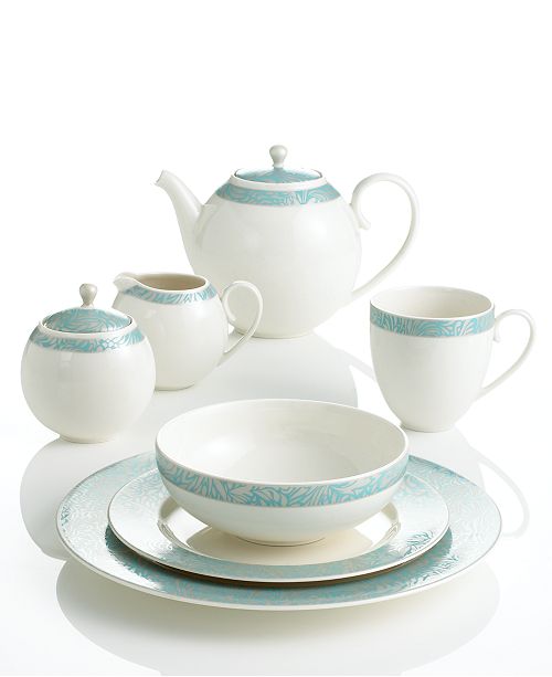 Denby Monsoon Dinnerware Collection by Lucille Teal Collection ...