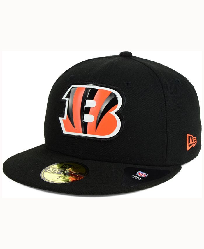 New Era Cincinnati Bengals Main 59FIFTY | Cappello Aderente Uomo | NFL Ufficiale Nero