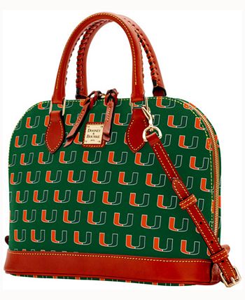 Women's Dooney & Bourke Miami Hurricanes Game Day Zip Zip Satchel