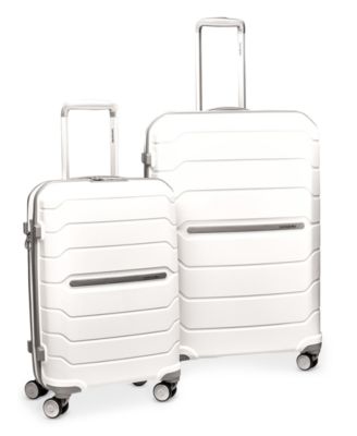 samsonite white luggage