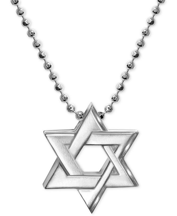 Macy's star of david necklace sales