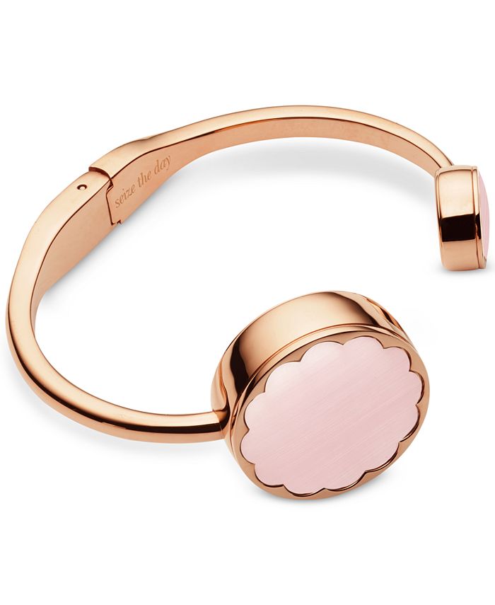 kate spade new york Women's Rose GoldTone Stainless Steel Hinge Half