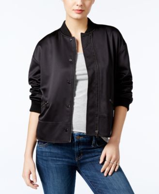 GUESS - Astor Ruched Bomber Jacket