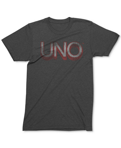 Mighty Fine Men's UNO Logo Graphic-Print T-Shirt