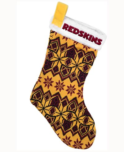 Forever Collectibles Washington Redskins Ugly Sweater Knit Team Stocking