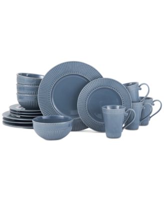 Mikasa - Italian Countryside Blue 16-Piece Dinnerware Set
