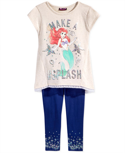 Disney's® The Little Mermaid 2-Pc. T-Shirt & Leggings Set, Toddler & Little Girls (2T-6X)