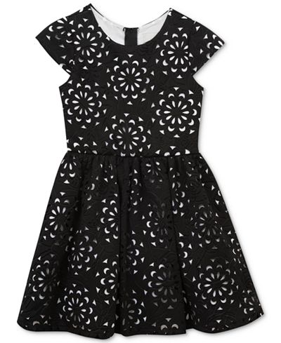 Rare Editions Textured Floral Dress, Big Girls (7-16)