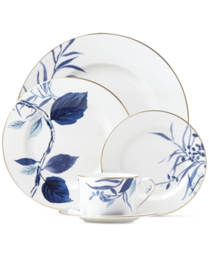 Kate Spade New York Birch Way Indigo Collection 5-piece Place Setting In Blue
