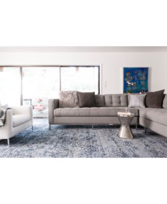 Viera VR-06 2'5" x 7'7" Runner Rug