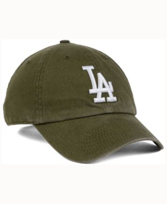 olive dodgers hat