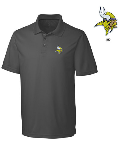 Cutter & Buck Men's Minnesota Vikings 3D Emblem Fairwood Polo Shirt