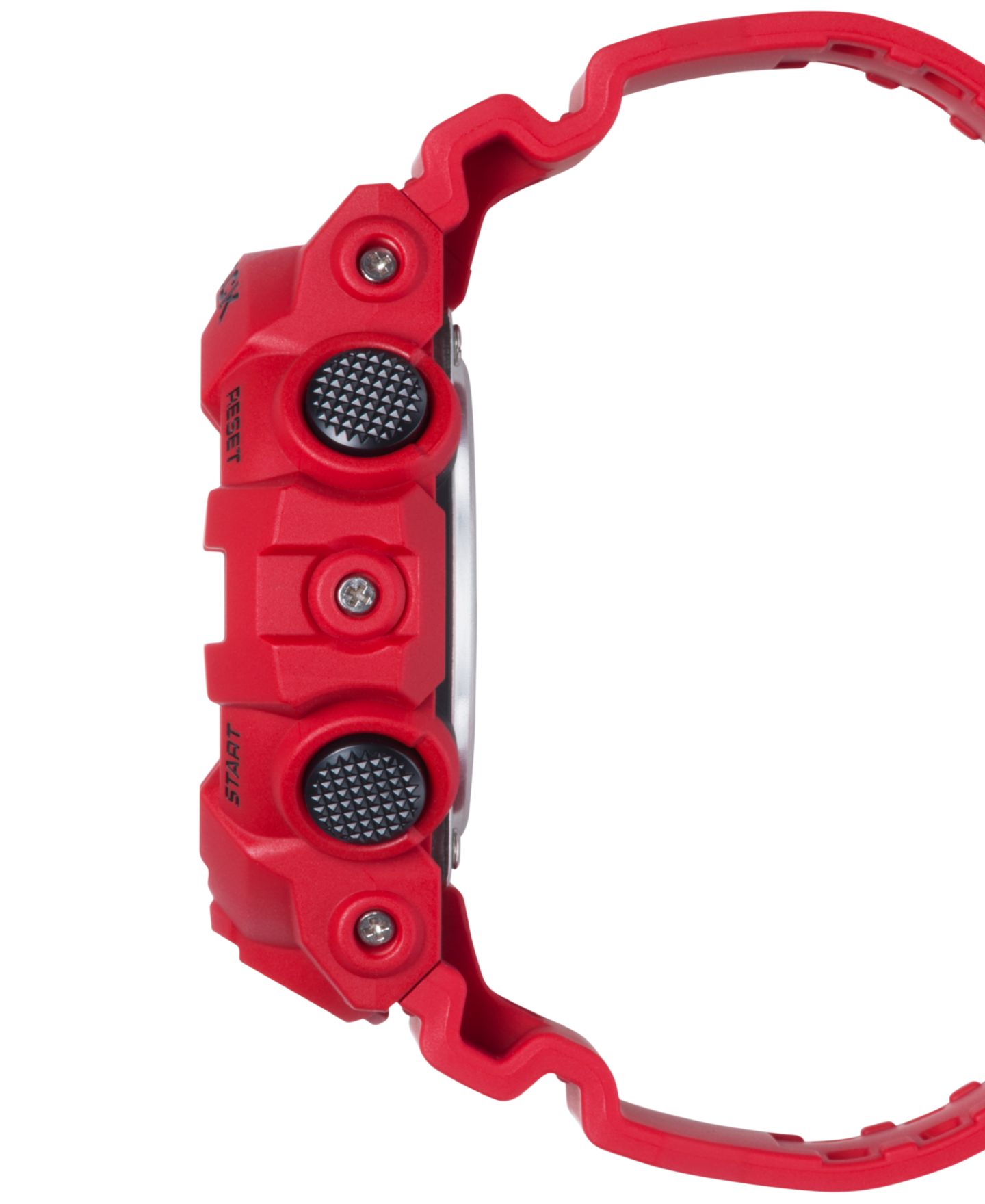 Мужские часы G-Shock Analog-Digital Red Resin Strap Watch 53x58mm GA700-4A, цвет: Красный / Чёрный — фото 2