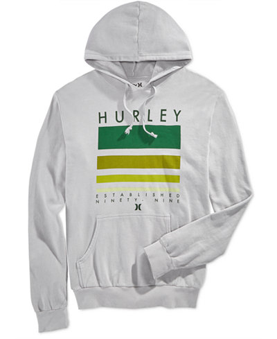 Hurley Men's Step Above Graphic-Print Hoodie