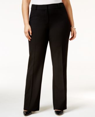 Alfani Petite Tummy-control Pull-on Skinny Pants, Petite & Petite Short,  Created For Macy's In Black